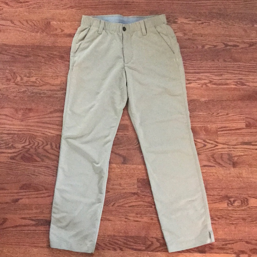Men’s Under Armour tan golf pants